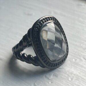 David Yurman Blackened Silver Ring
